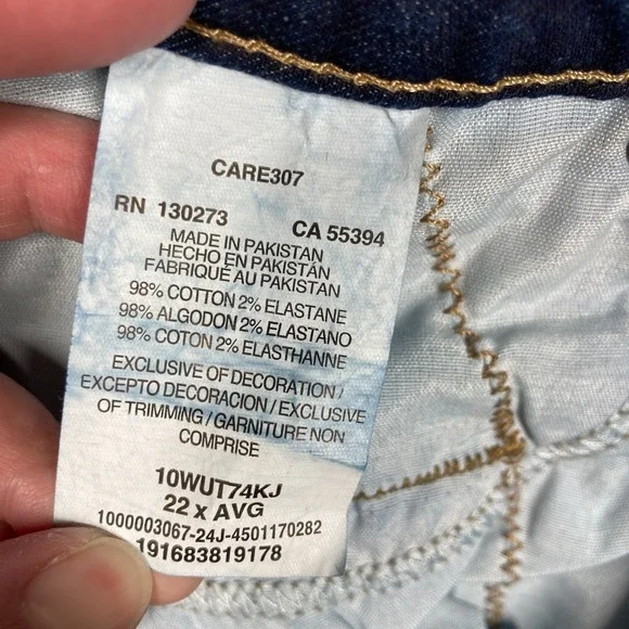 Find your Aura Jeans Womens 22 Avg Blue Med Wash High Rise Boot Cut Denim Rodeo - Picture 13 of 16